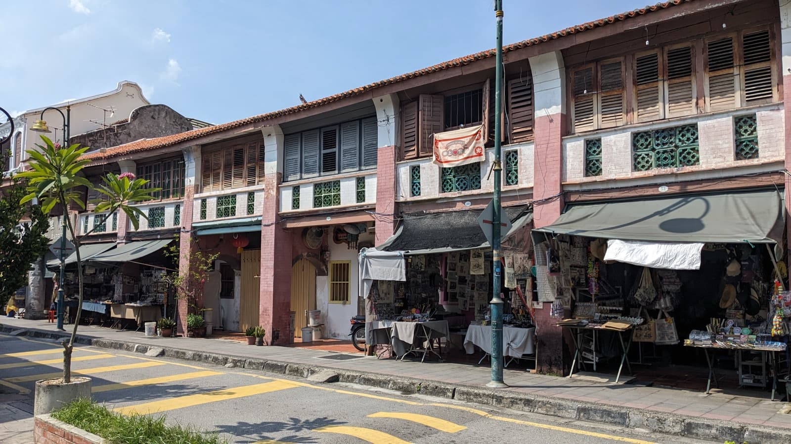 Heritage shophouses on Lebuh Armenian, George Town, Penang